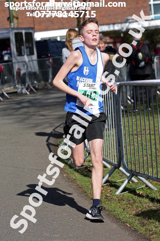 Boys under-15s Northern Athletics 5k Champs., Birkenhead Park. Photo: David T. Hewitson/Sports for All Pics